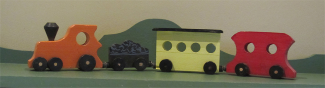 Basic Wooden Train Set